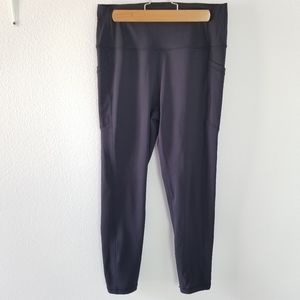Zyia Active Navy Blue Side Pocket Leggings  8-10